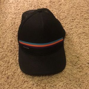Black Patagonia trucker hat